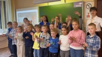 Второй день в пришкольном лагере