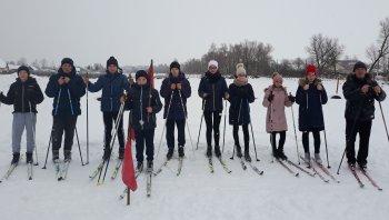 Лыжный забег, посвященный 80-летию области.